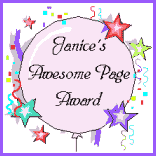 JANICE'S AWESOME AWARD